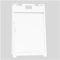 24" x 18" White Plastic A-Frame