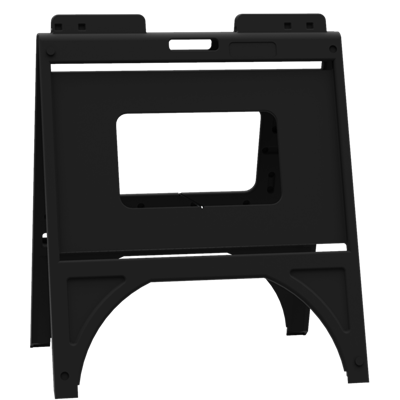 18" x 24" Black Plastic A-Frame