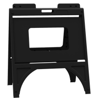 18" x 24" Black Plastic A-Frame