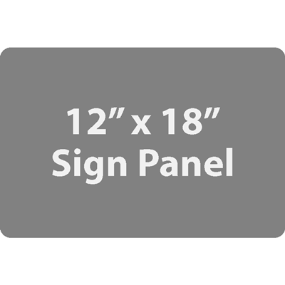 12" x 18" Upload my Custom Artwork File