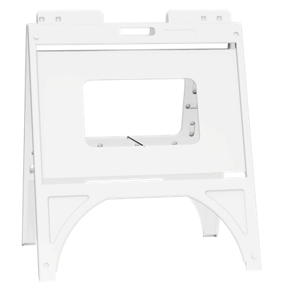 18" x 24" White Plastic A-Frame